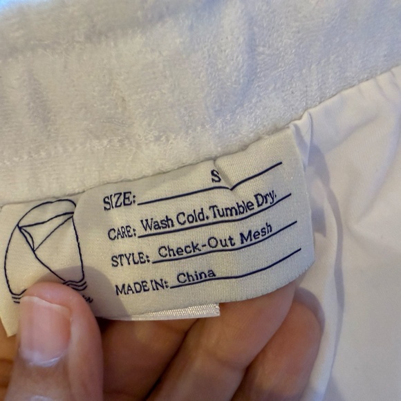 Cadets Men’s Check Out Mesh Shorts in White SZ S NWT small - Picture 2 of 3